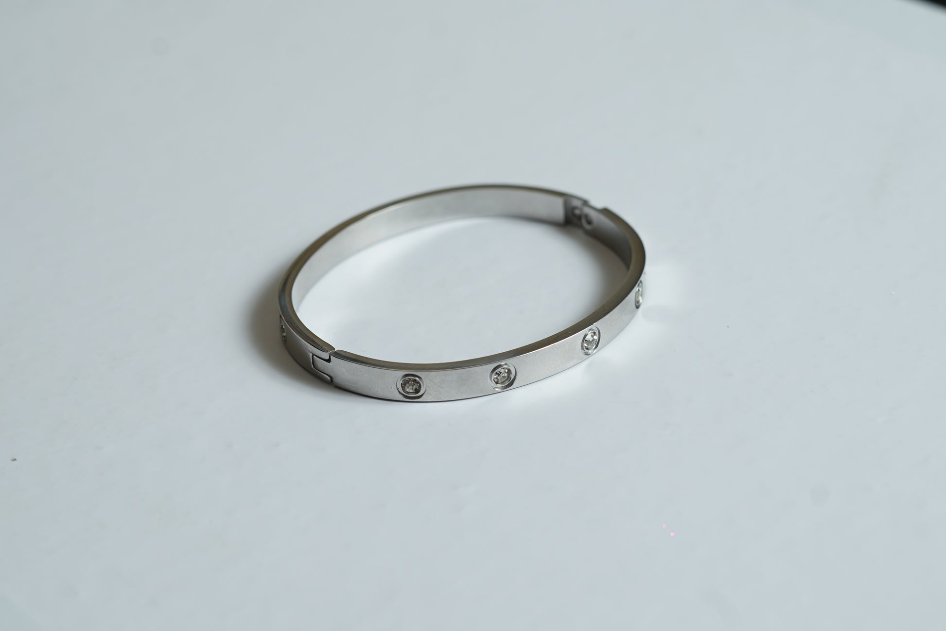 Silver Stylish Engraved Bracelet
