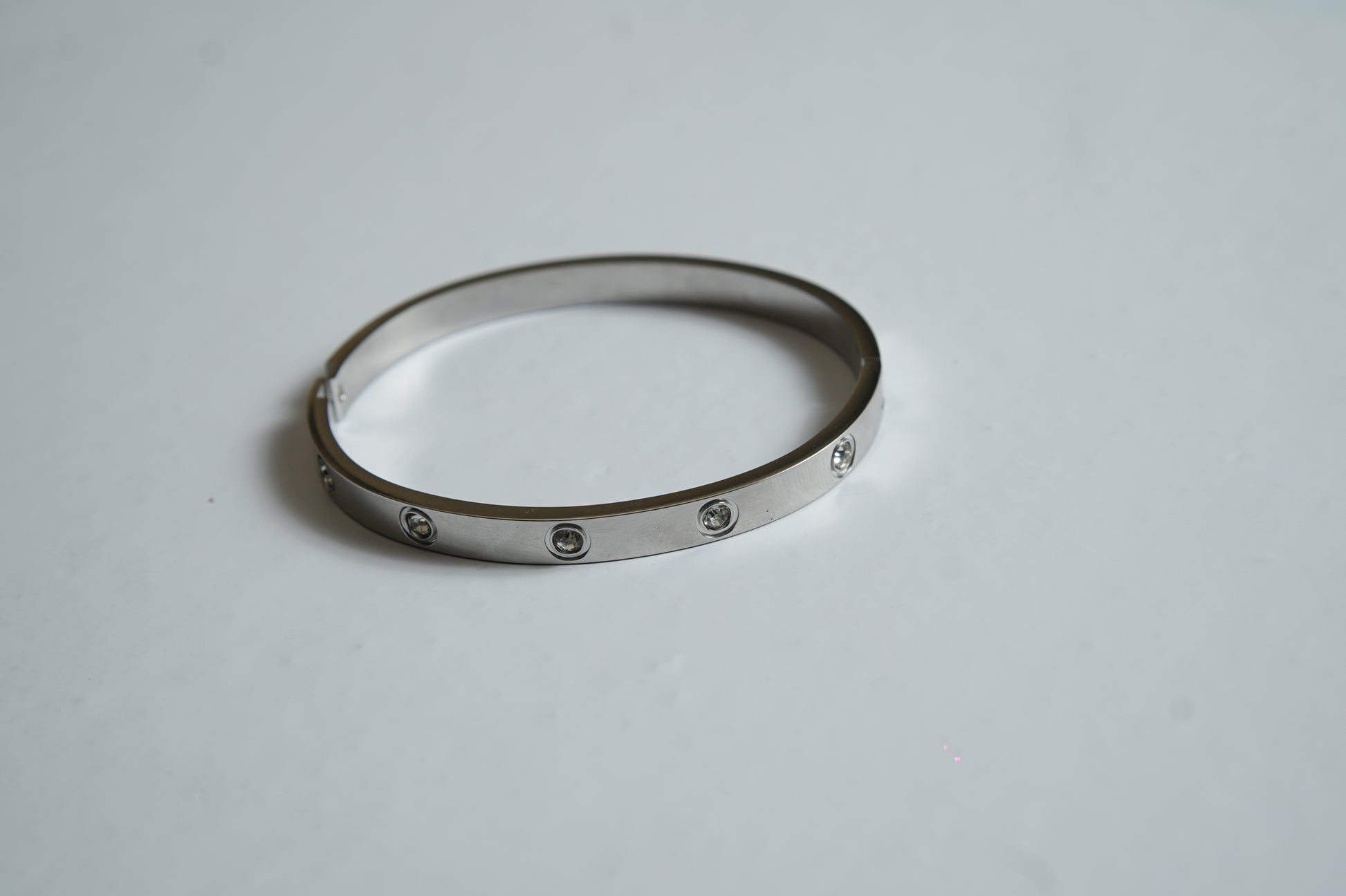 Silver Stylish Engraved Bracelet