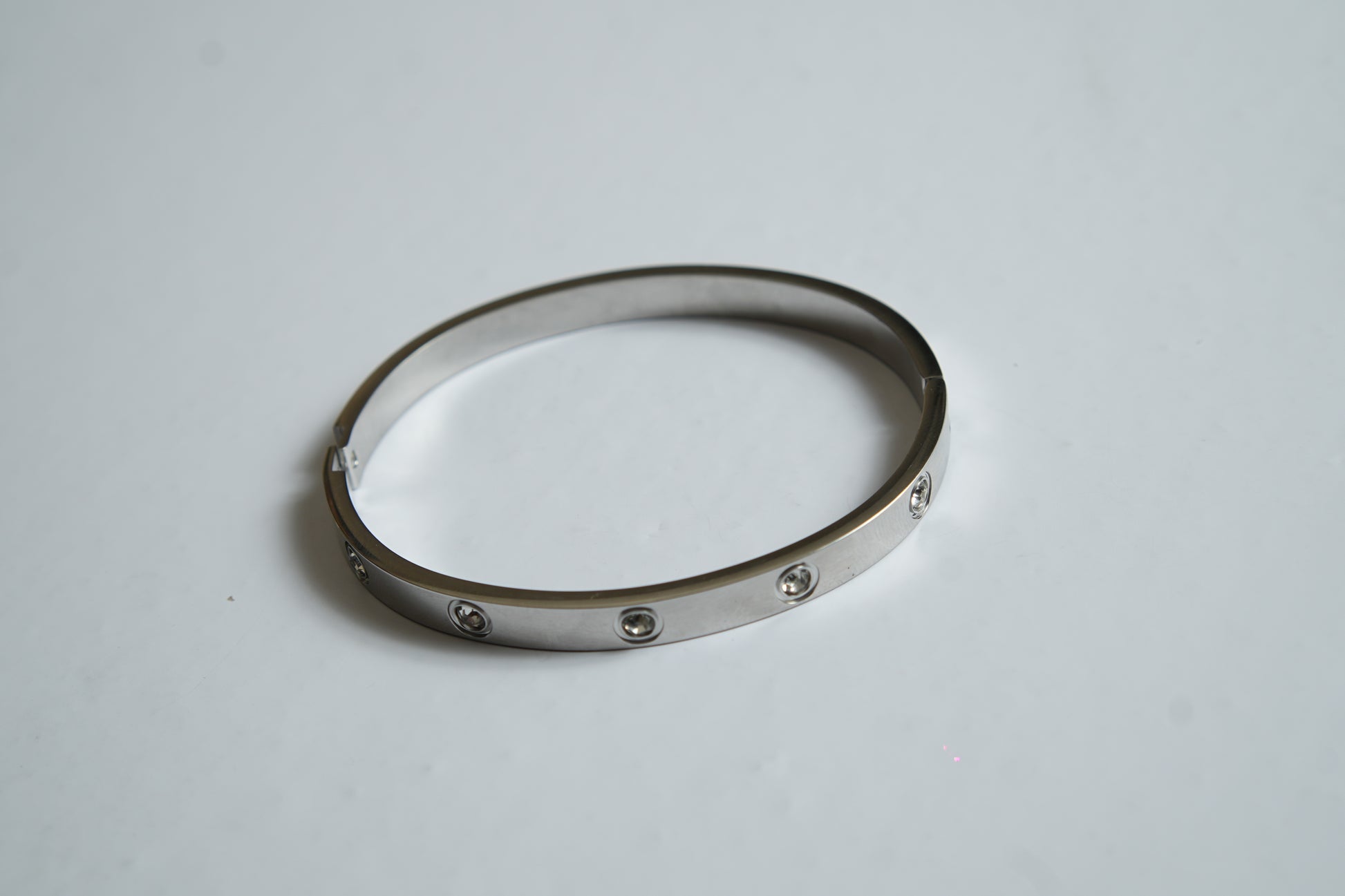 Silver Stylish Engraved Bracelet