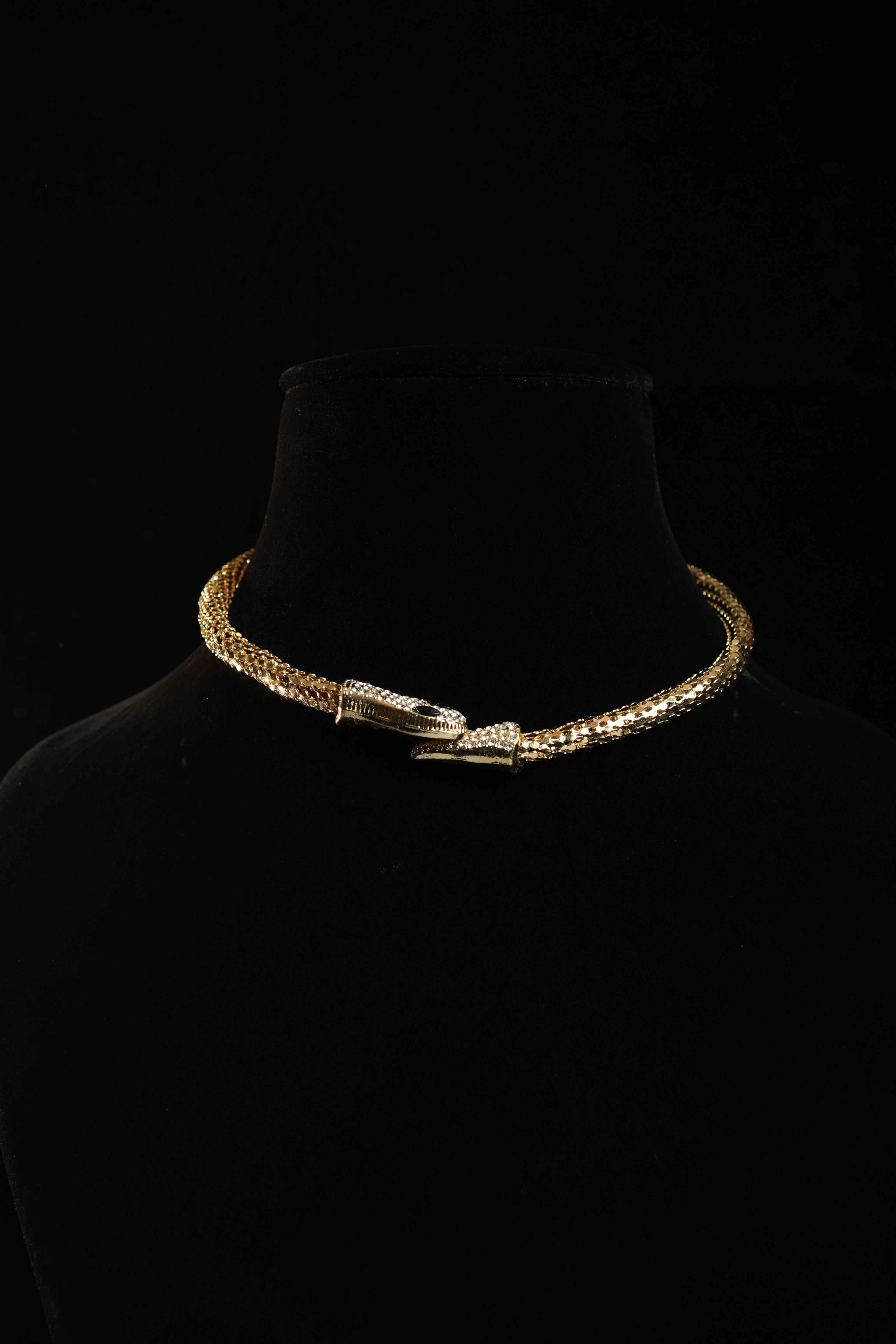 Gold Serpenti Necklace