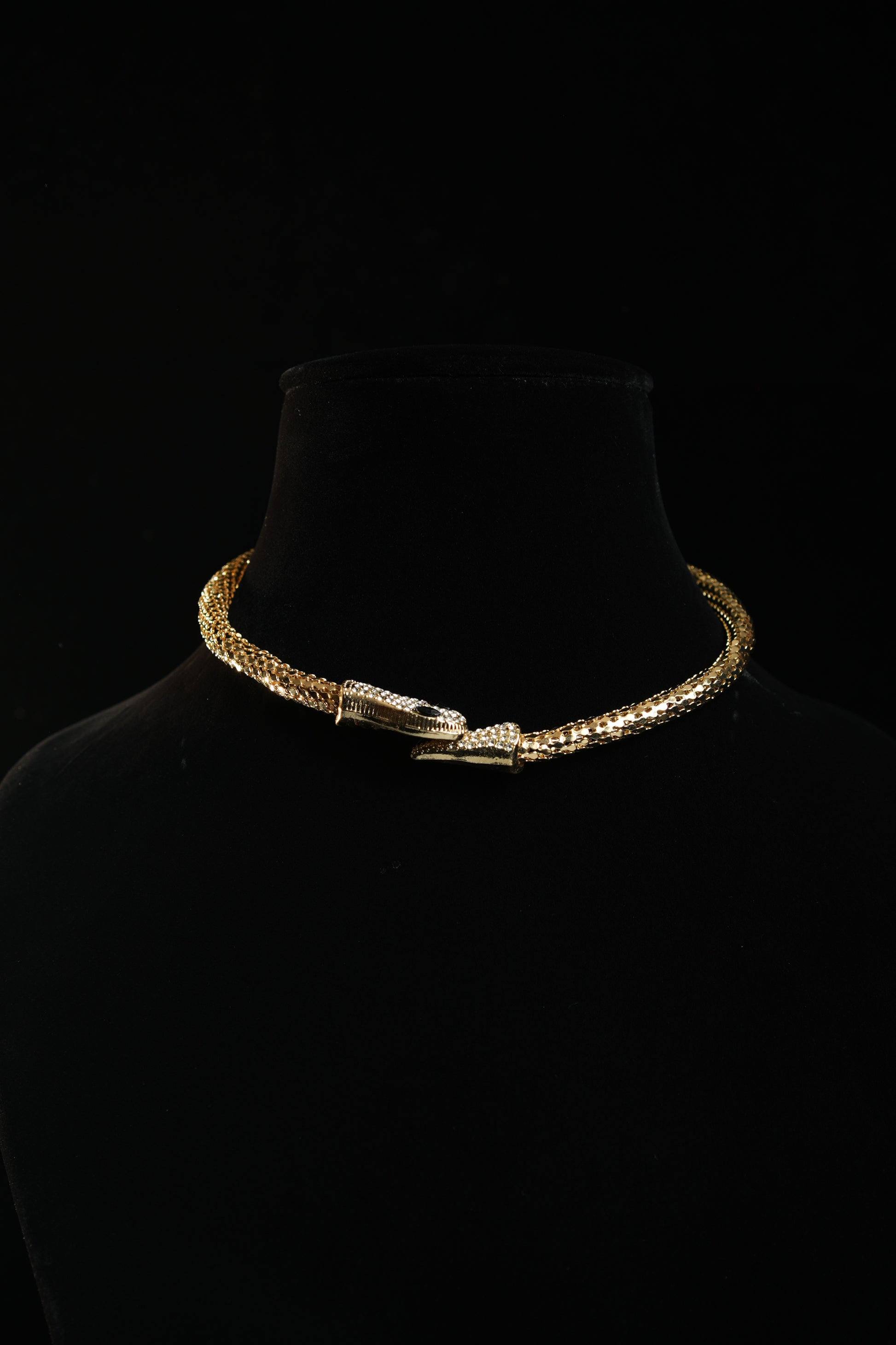Gold Serpenti Necklace