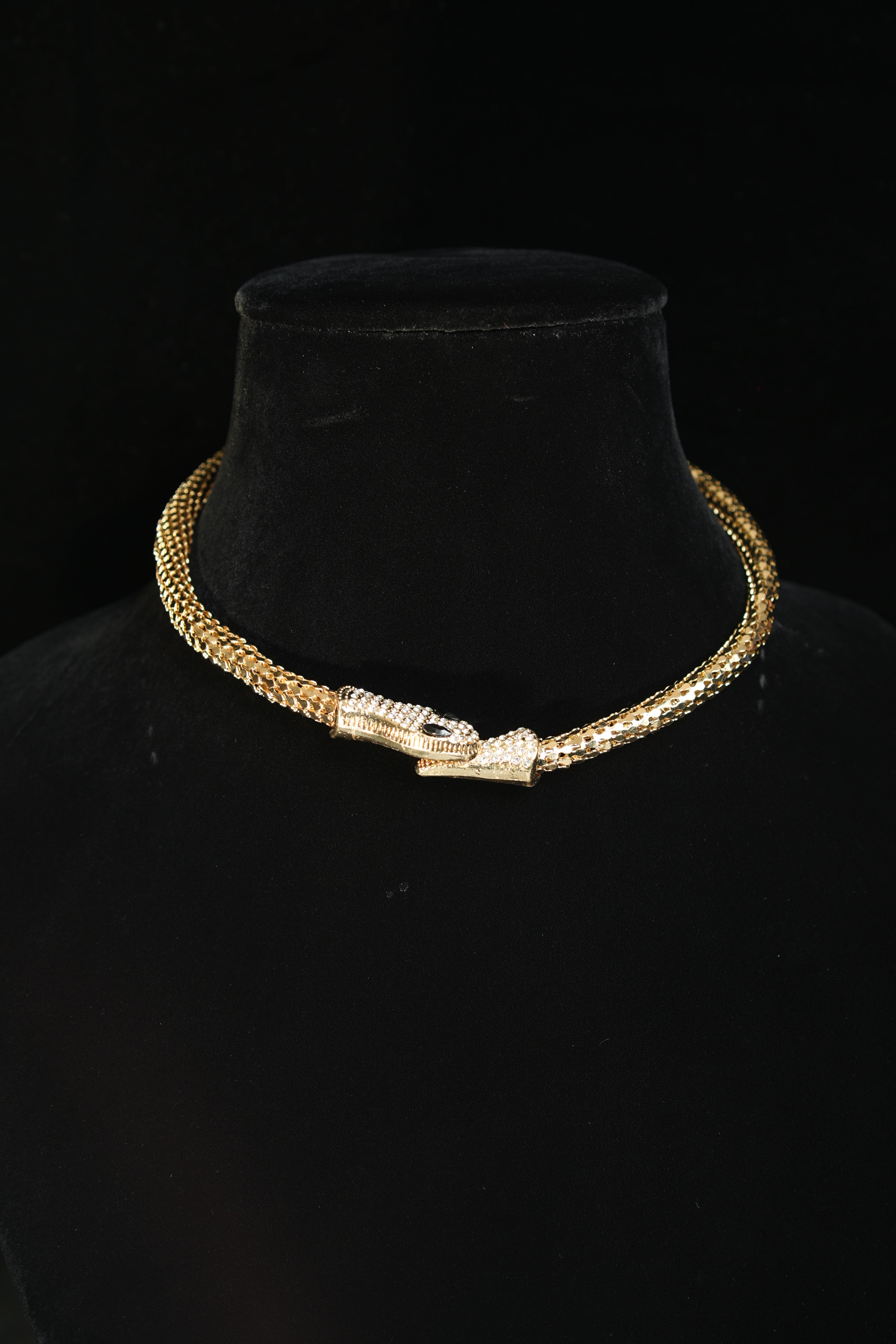 Gold Serpenti Necklace