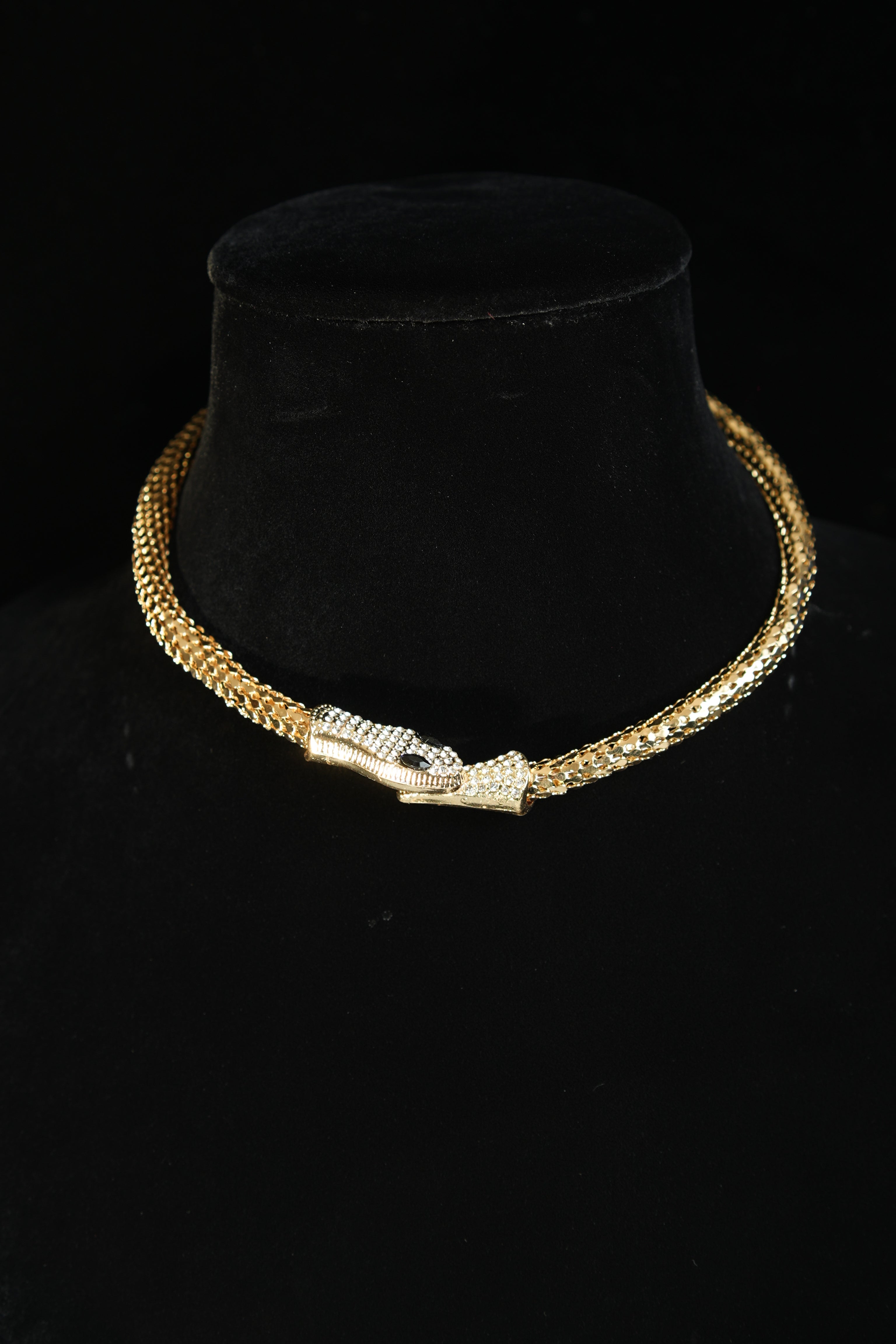 Gold Serpenti Necklace