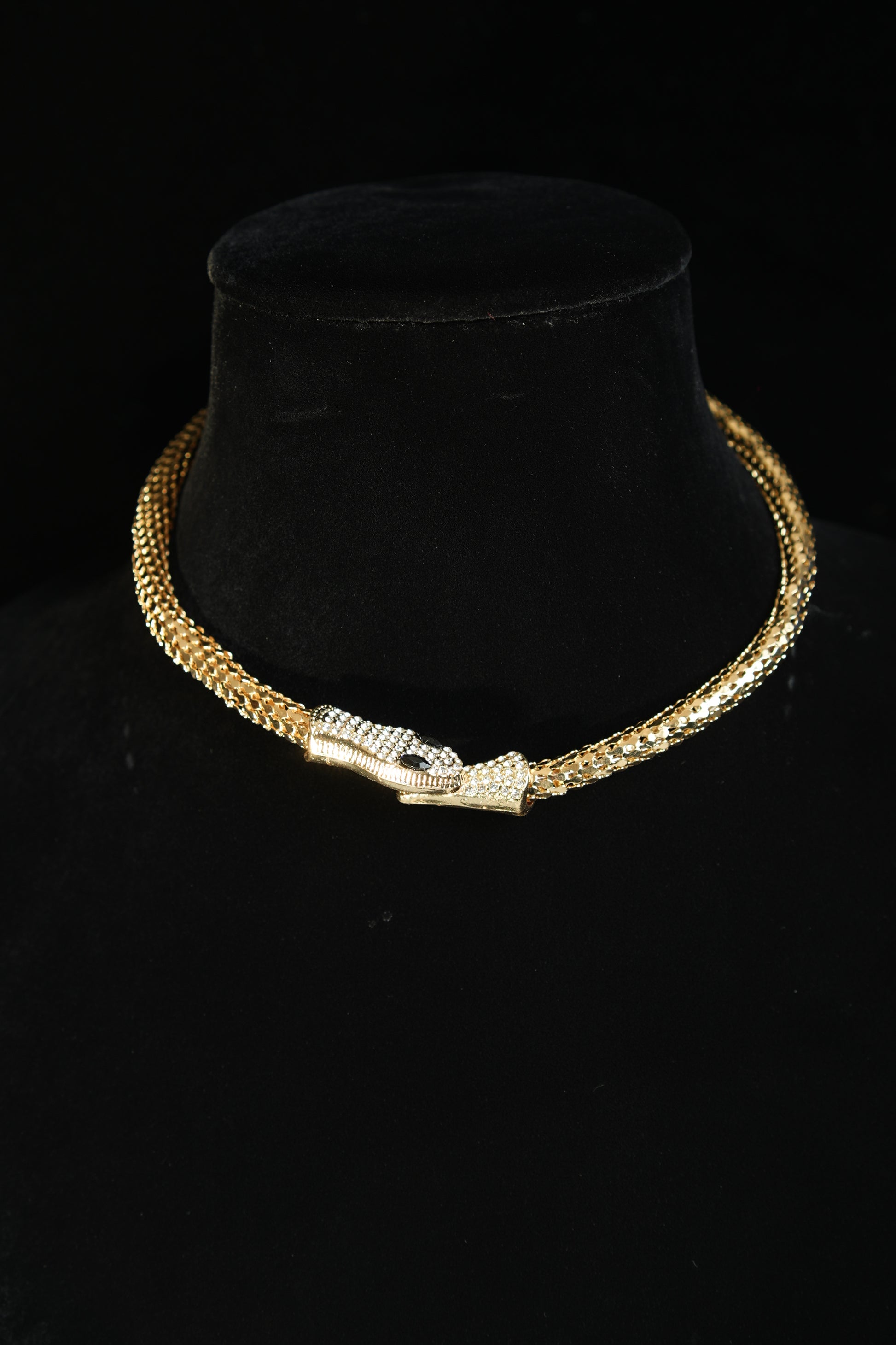 Gold Serpenti Necklace
