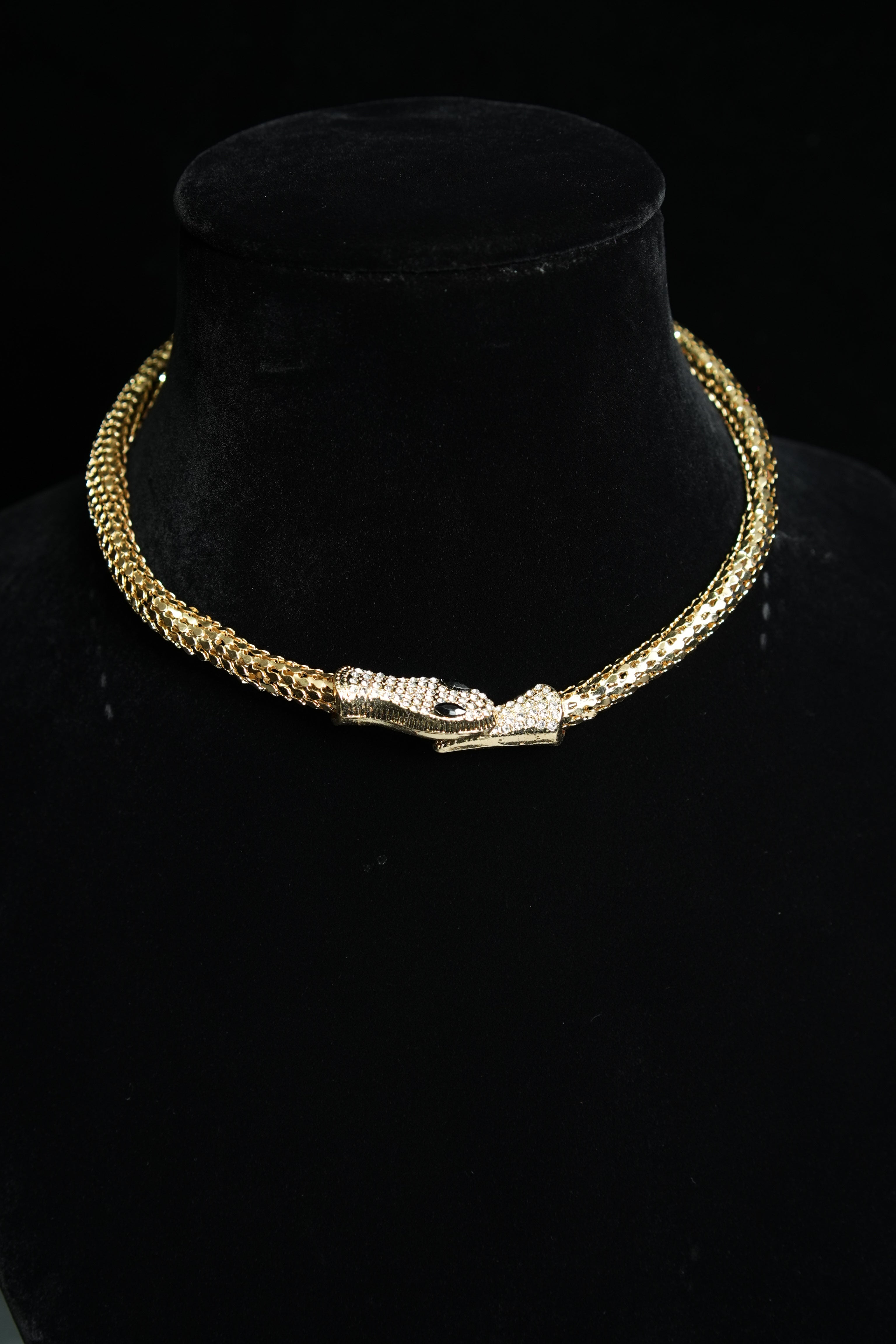 Gold Serpenti Necklace