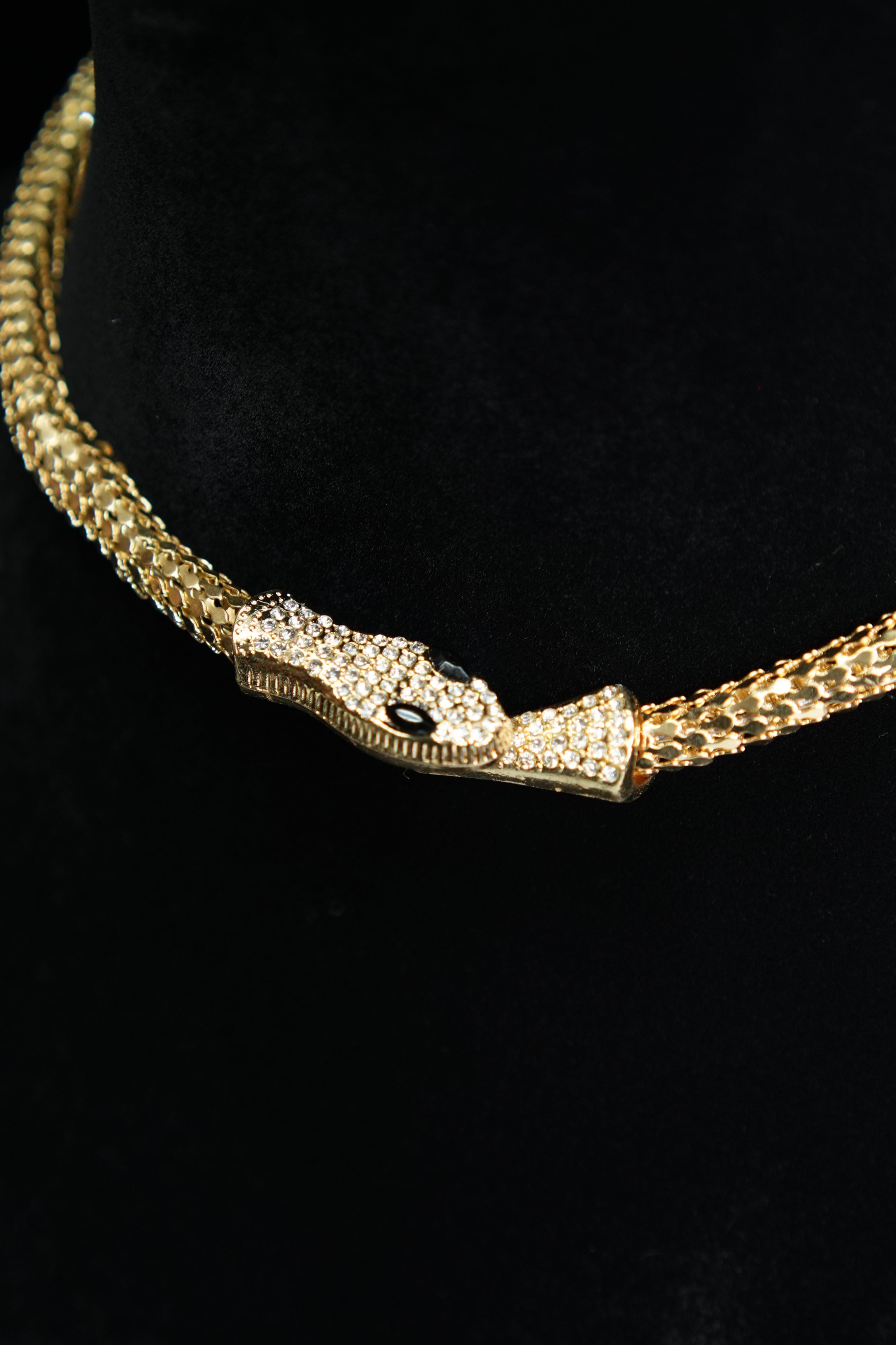 Gold Serpenti Necklace