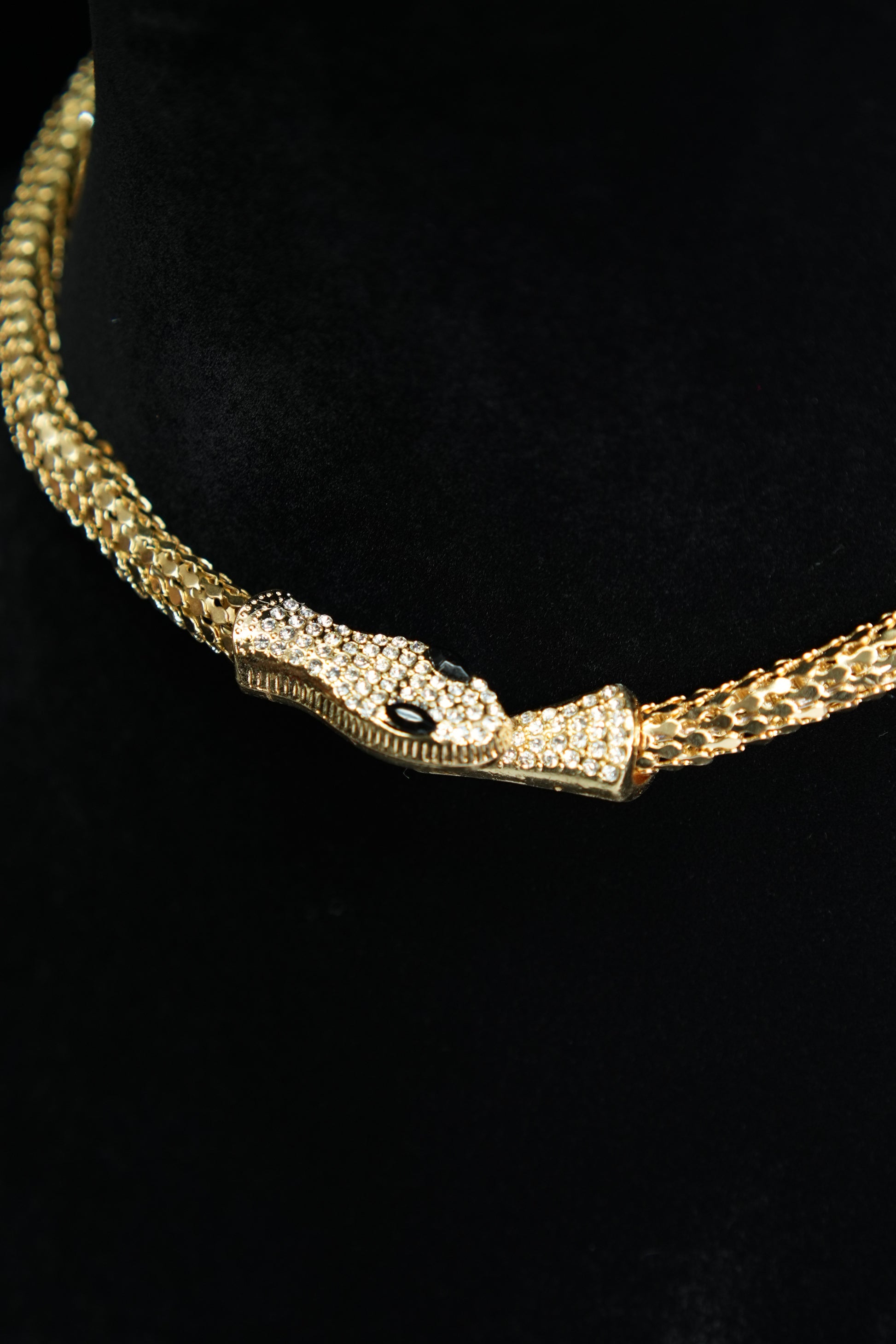 Gold Serpenti Necklace