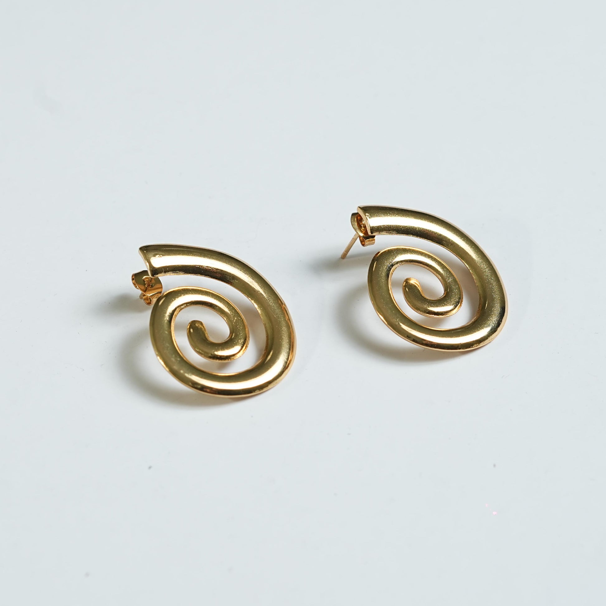 Origin Spiral Stud Earrings