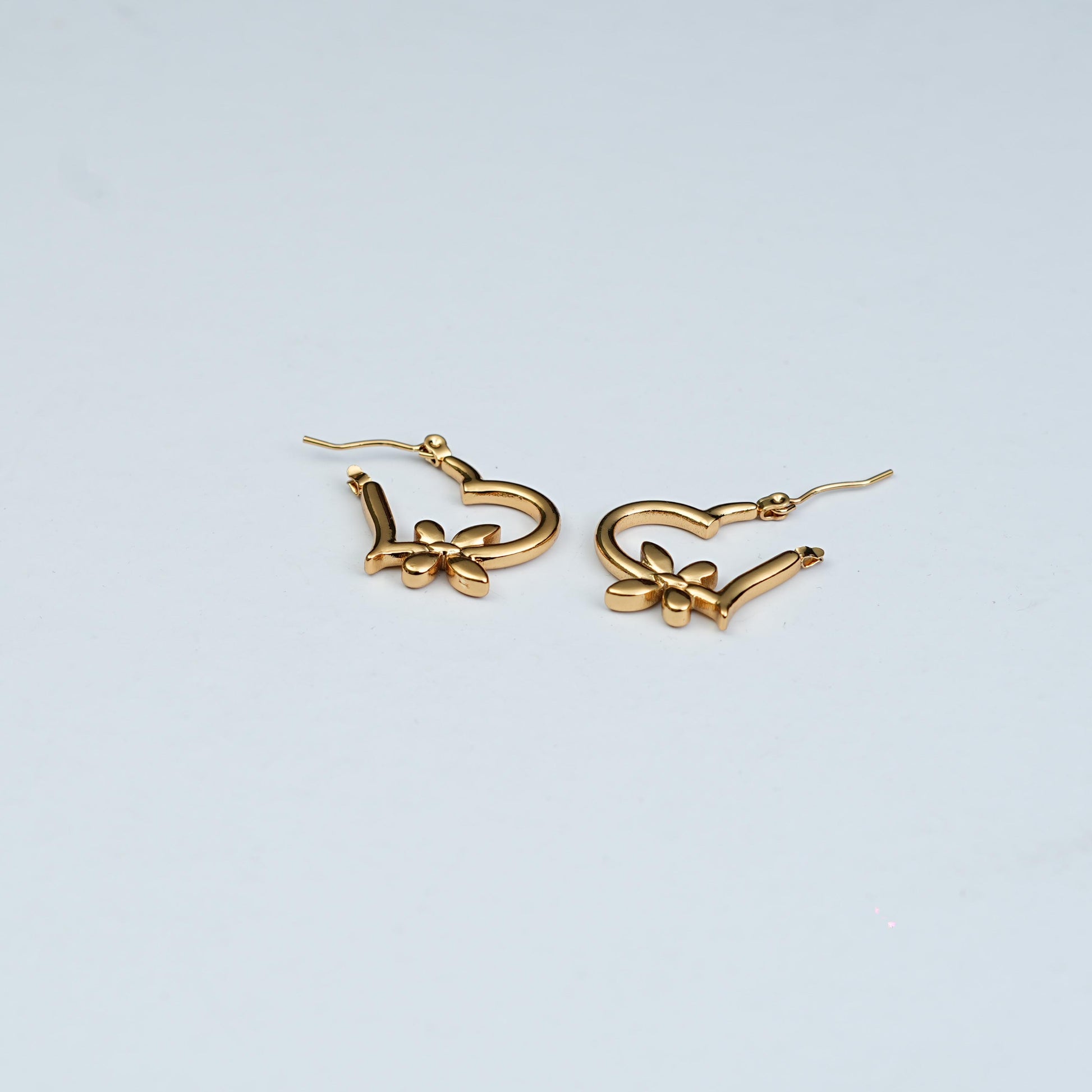 Flore Verdant Heart Stud earrings