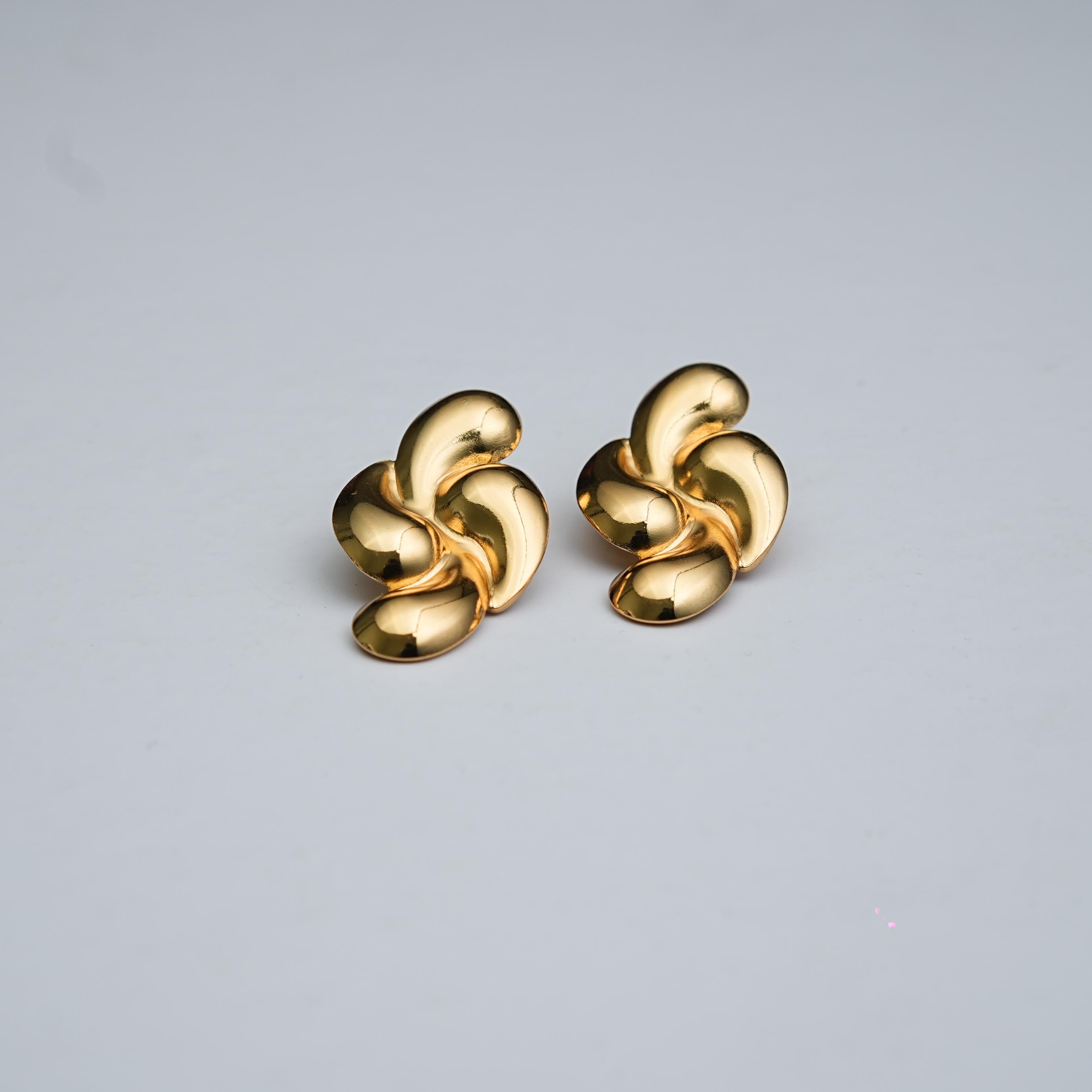 Boho Gold Statement earrings