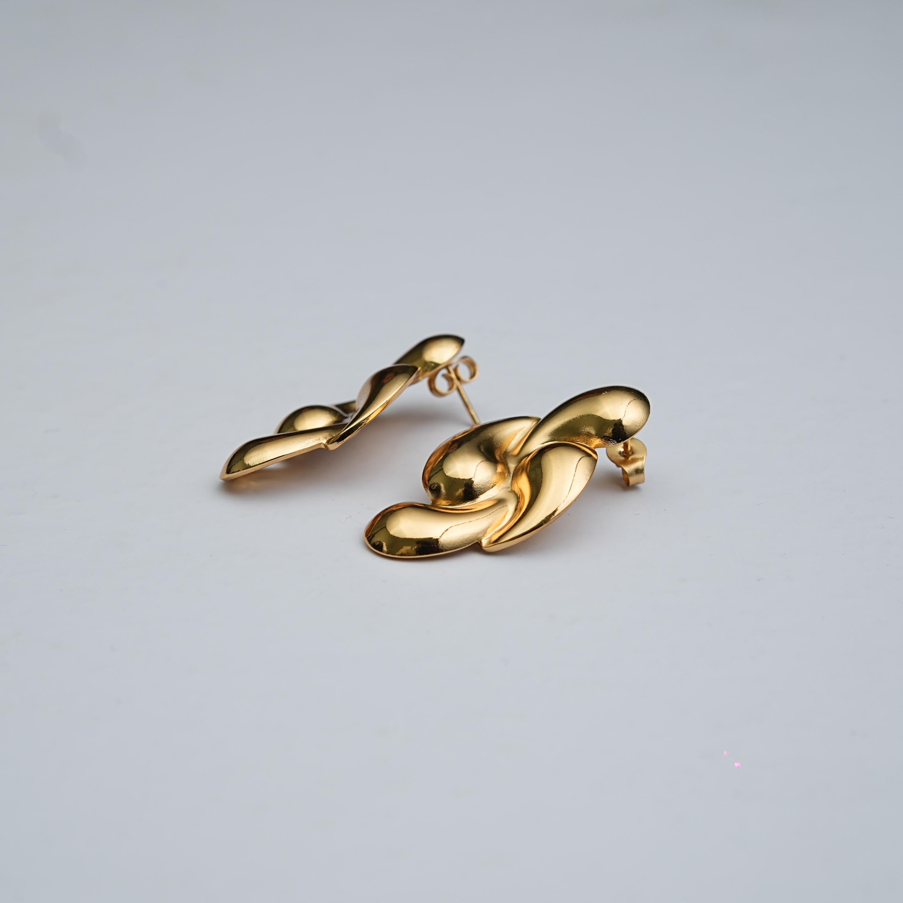 Boho Gold Statement earrings