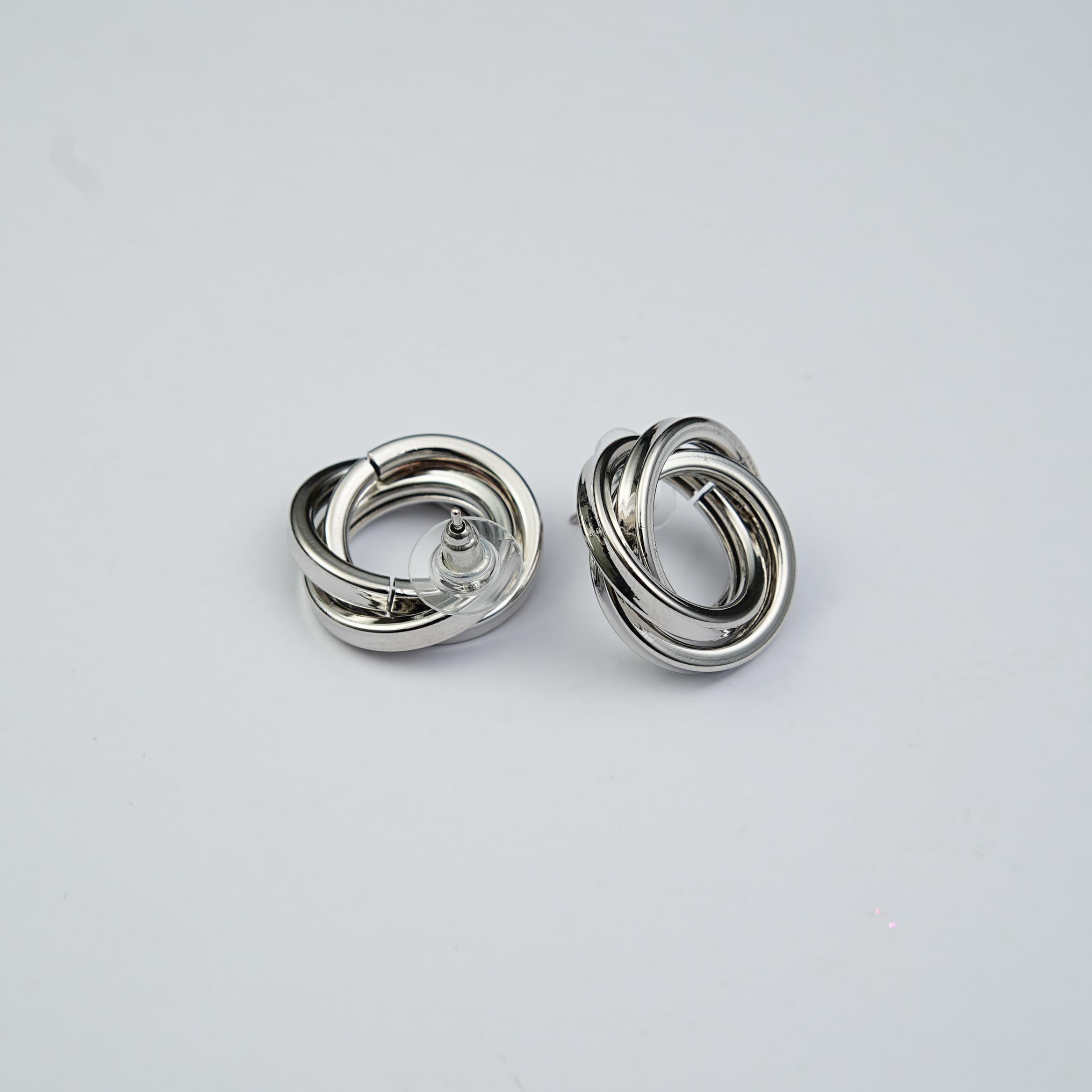 Tide Wave curl Stud earrings