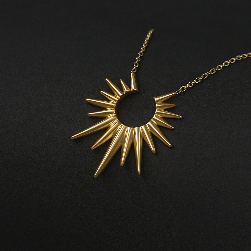 Abstract Elegant Pendant Necklace