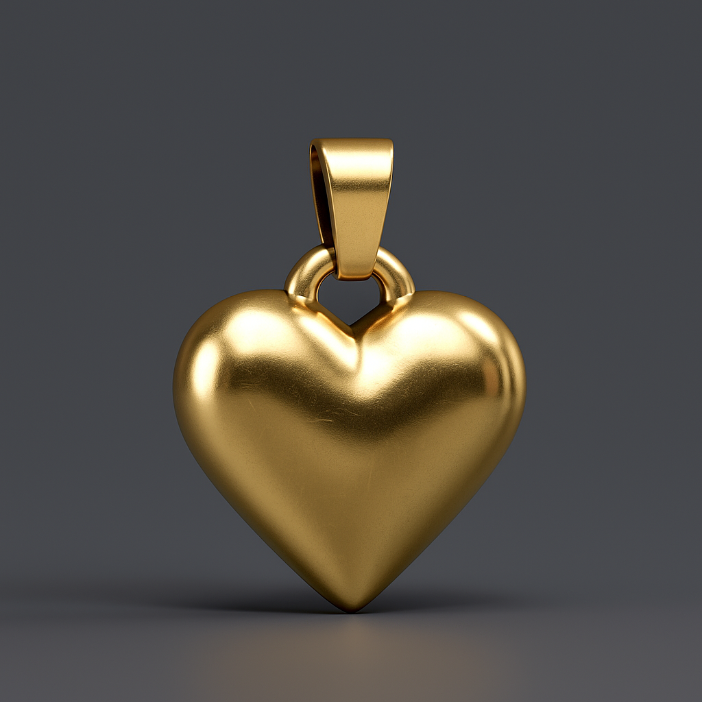 Loving Touch Heart Pendant Necklace